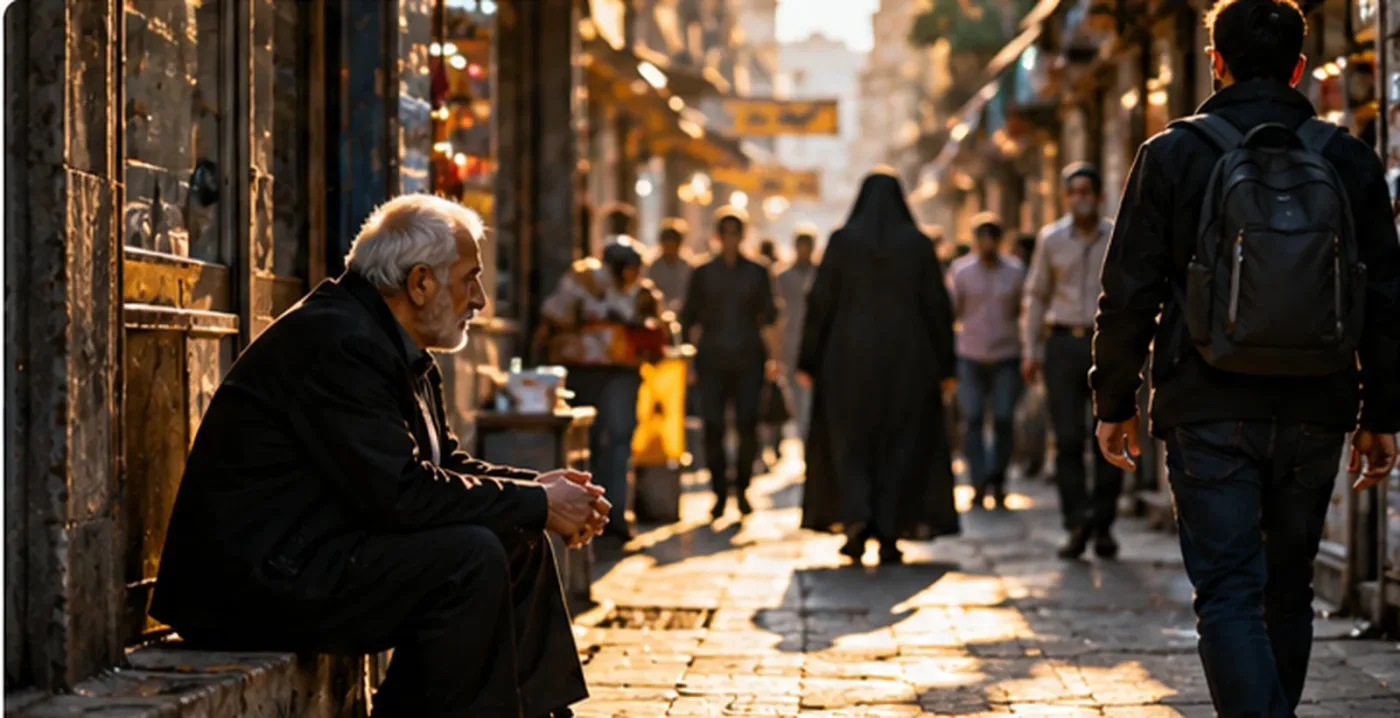 عکاسی خیابانی بدون جلب توجه در یک خیابان شلوغ