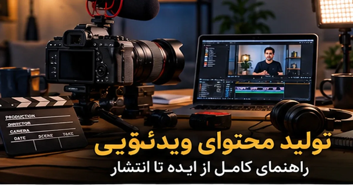 تولید محتوای ویدئویی از ایده تا فیلمبرداری و تدوین